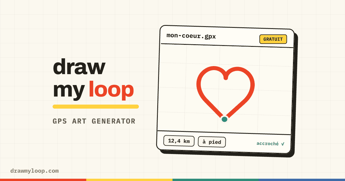 Draw My Loop Strava art generator preview
